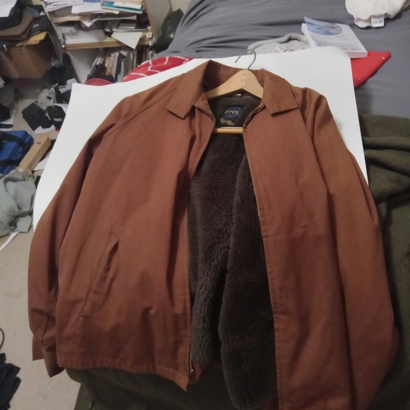 Peter All Weather Wear Brown Says 42L, but incor. 38 L 1 long sleeves Jacket - Picture 2 of 4